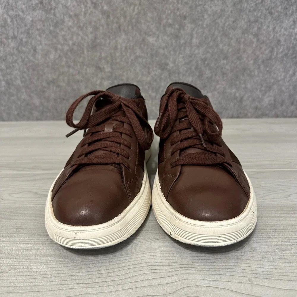Cole Haan Grand Crosscourt Premier Mens Size 11 Brown Leather Sneakers‎ C35831